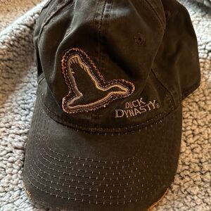 Duck Dynasty Embroidered Logo Black Baseball Cap